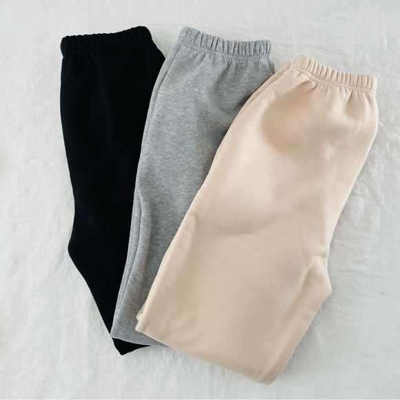 Bundle SHEIN EZWear Women Solid Color Elastic Waist Slant Pocket Sweatpants - Picture 16 of 16